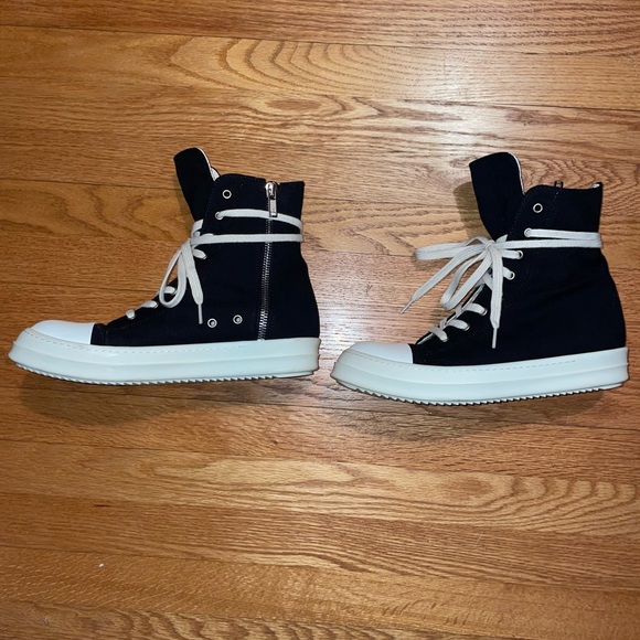 Rick Owens DRKSHDW Canvas Ramones 43 - Picture 2 of 8